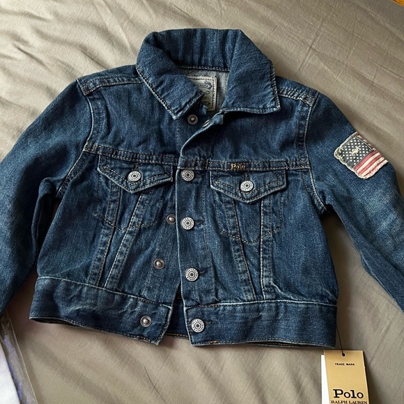 Blue Denim Polo Really Lauren Kid Jacket - New York Bear - Picture 2 of 11